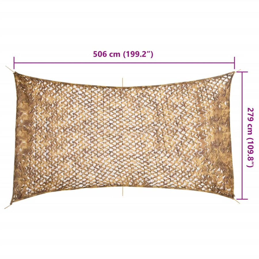 Camouflagenet Met Opbergzak Kleurig 506 x 279 cm