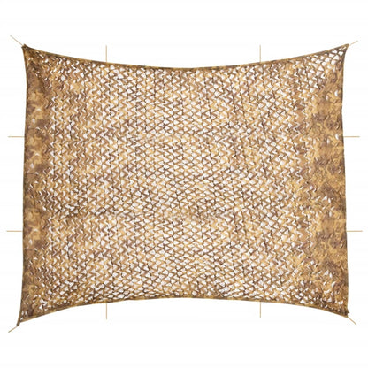 Camouflagenet met opbergzak 729x602 cm zandkleurig