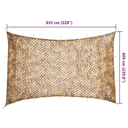 Camouflagenet Met Opbergzak Kleurig 833 x 609 cm