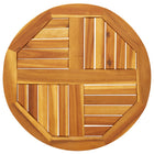 Tabletop Ø 60X2 cm Solid Acacia Wood 60 cm