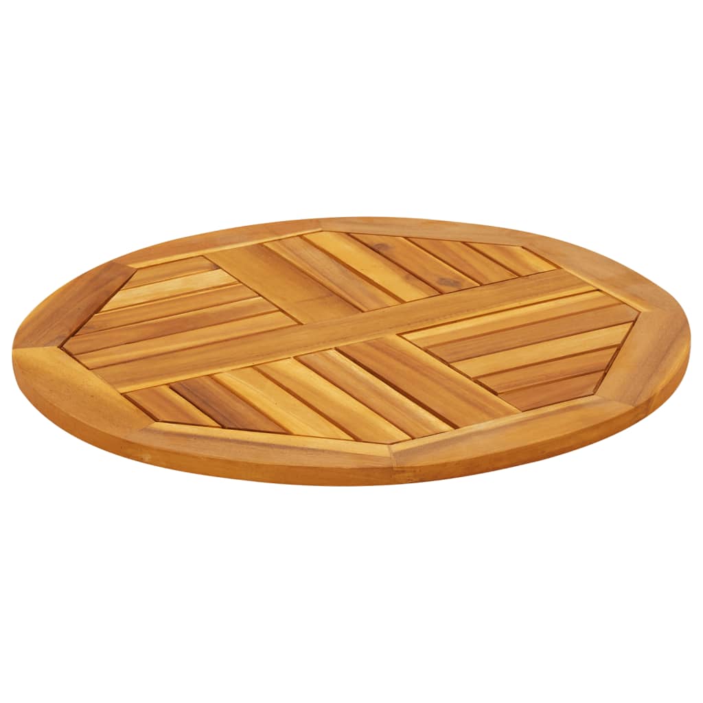 Tafelblad Ø 60X2 Cm Massief Acaciahout 60 cm