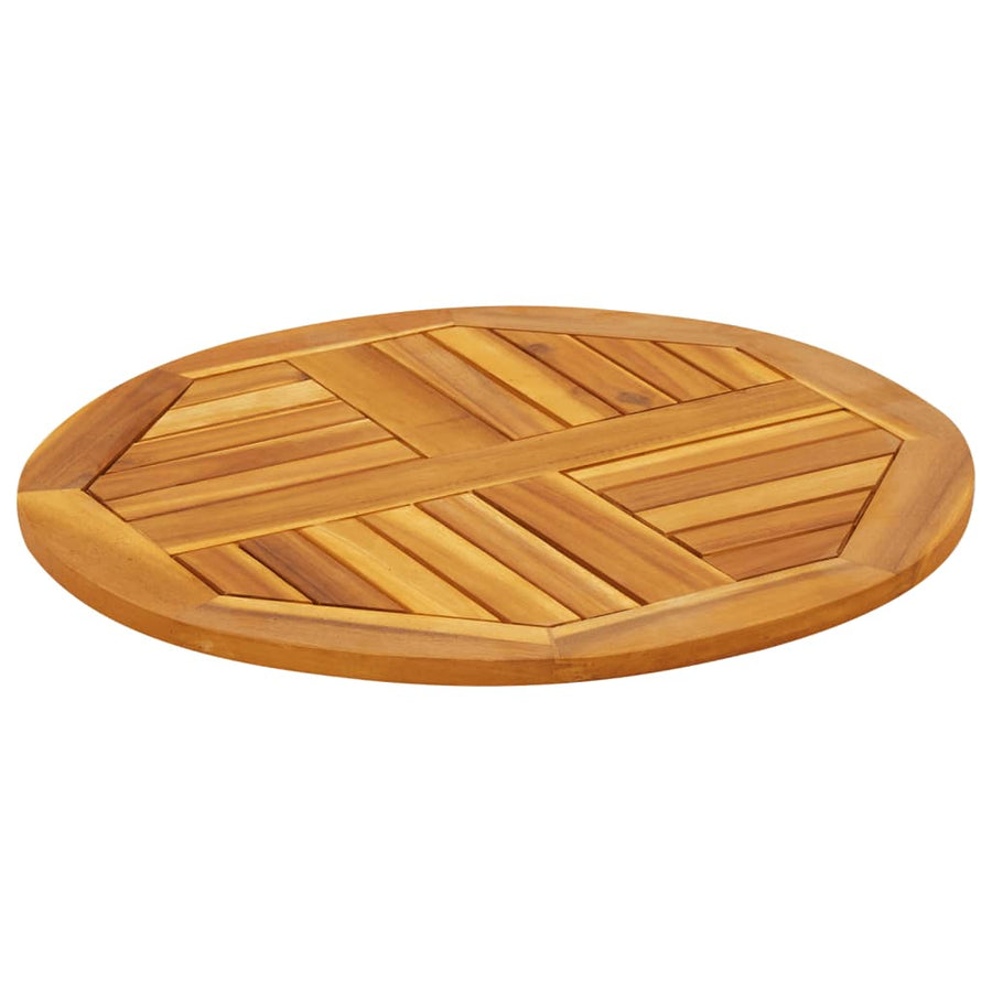 Tafelblad Ø 60X2 Cm Massief Acaciahout 60 cm