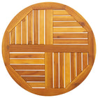 Tafelblad rond Ø70x2 cm massief acaciahout