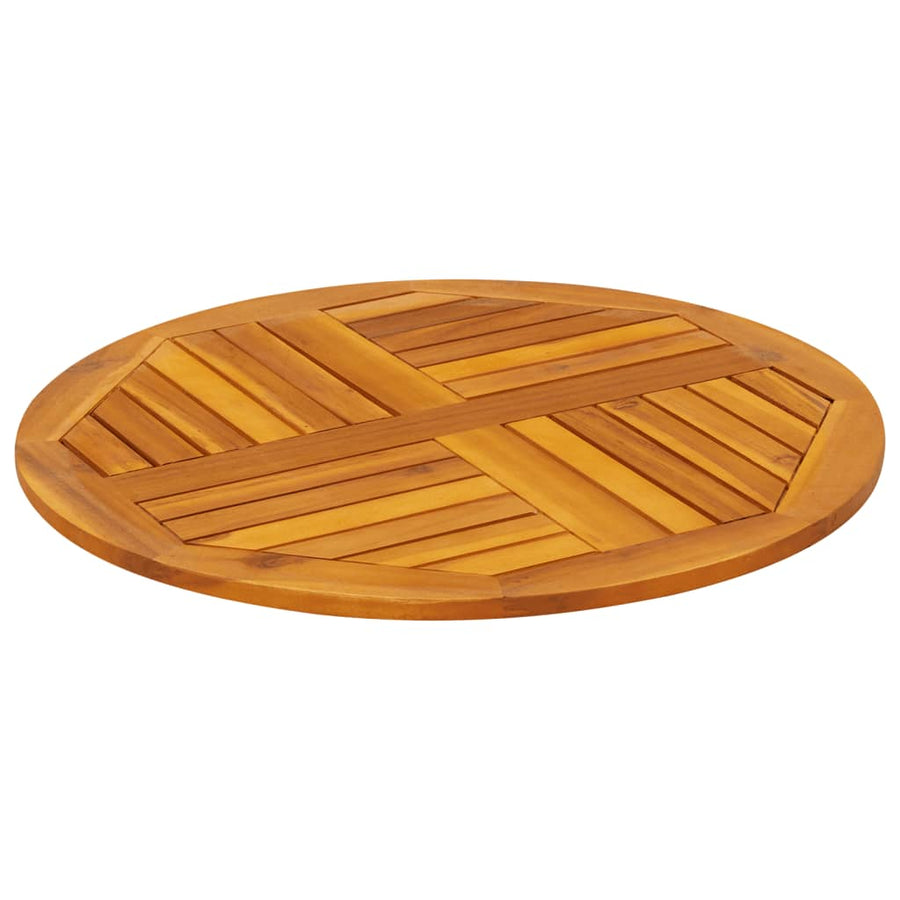 Tafelblad Ø 70X2 Cm Massief Acaciahout 70 cm
