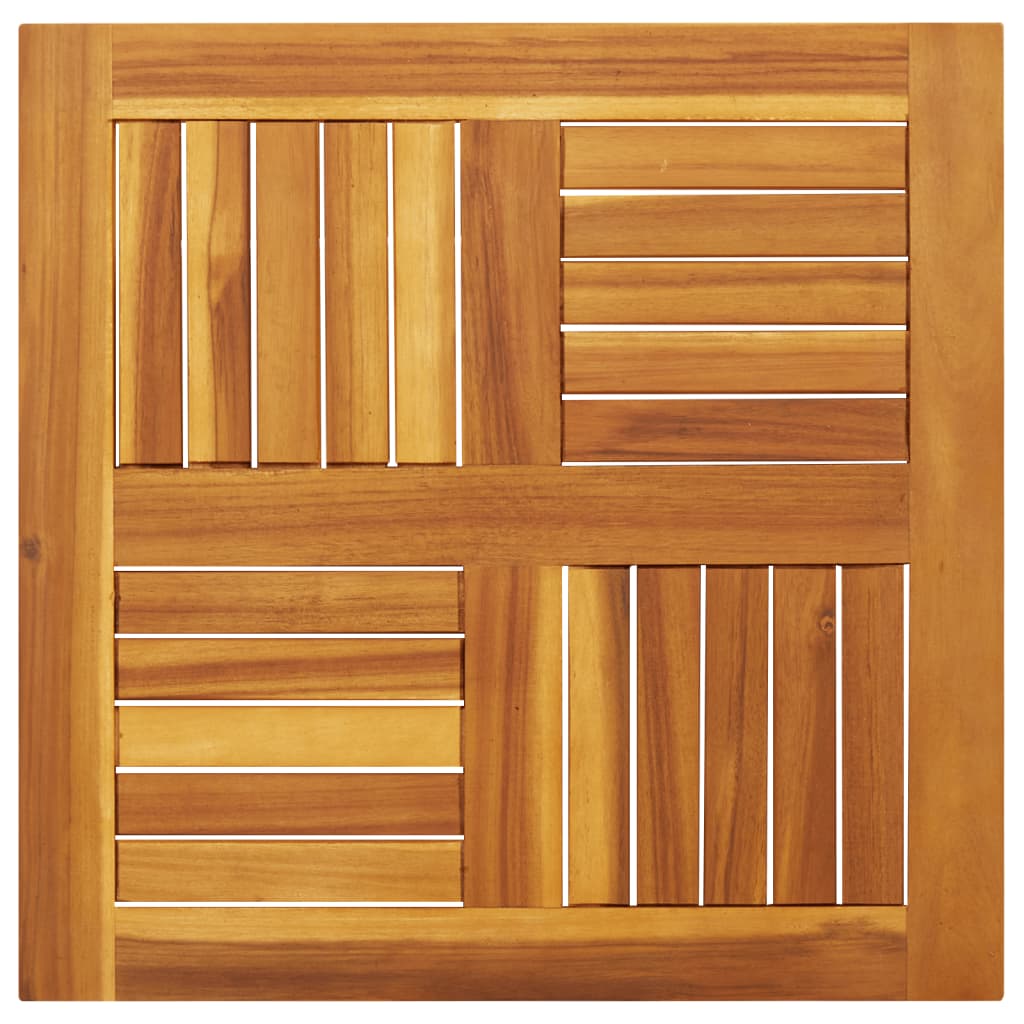 Tafelblad vierkant 60x60x2 cm massief acaciahout
