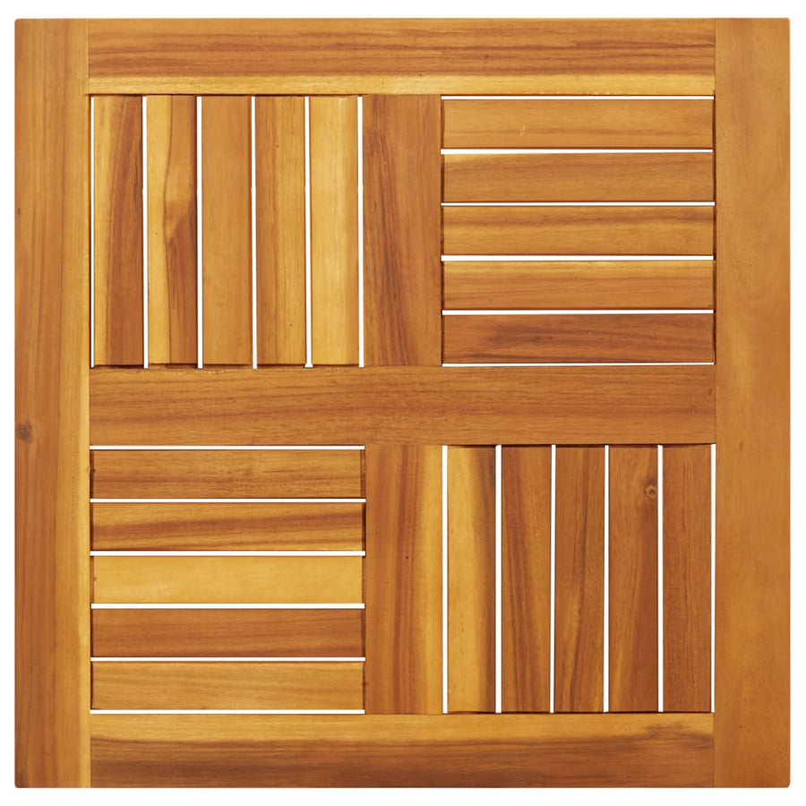 Tafelblad vierkant 60x60x2 cm massief acaciahout