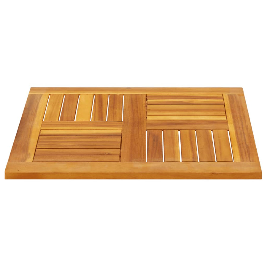 Tafelblad vierkant 60x60x2 cm massief acaciahout