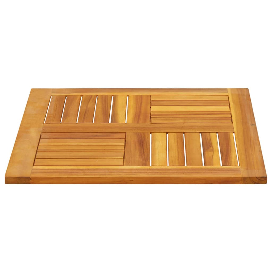 Tafelblad vierkant 60x60x2 cm massief acaciahout