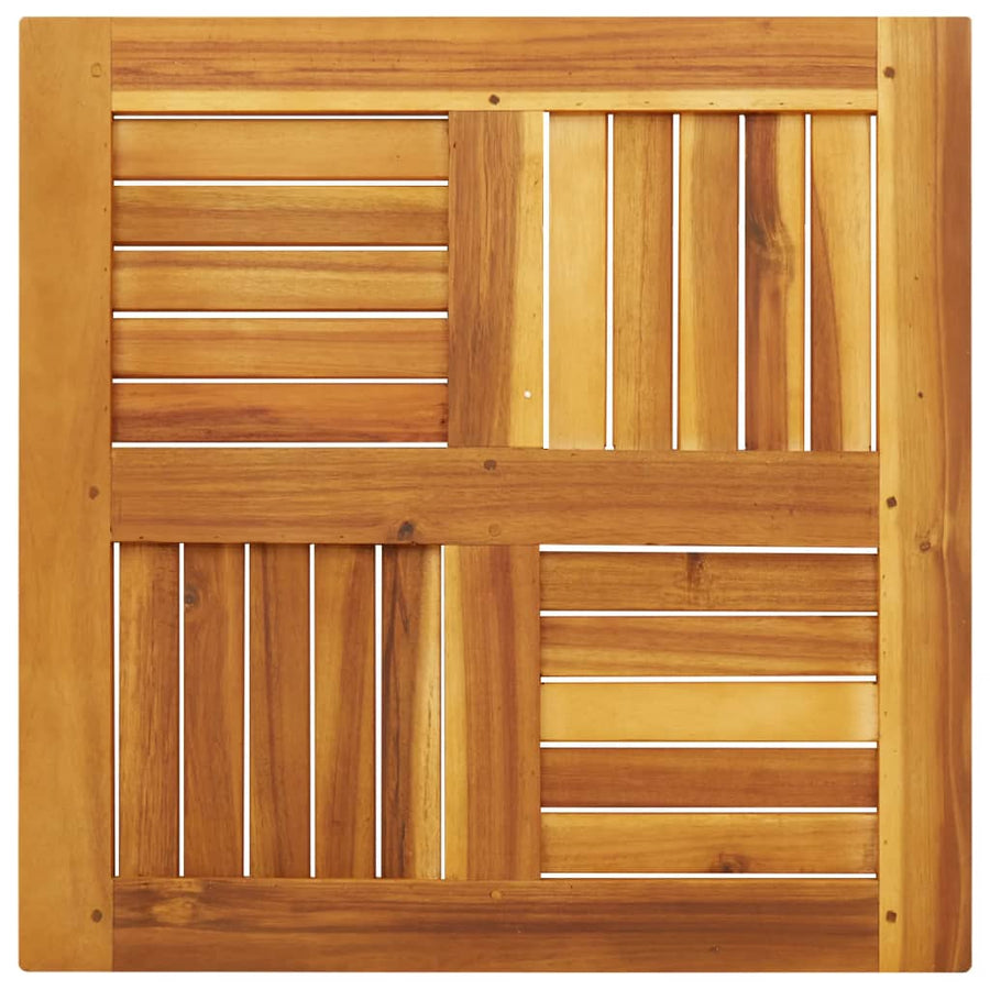 Tafelblad vierkant 60x60x2 cm massief acaciahout