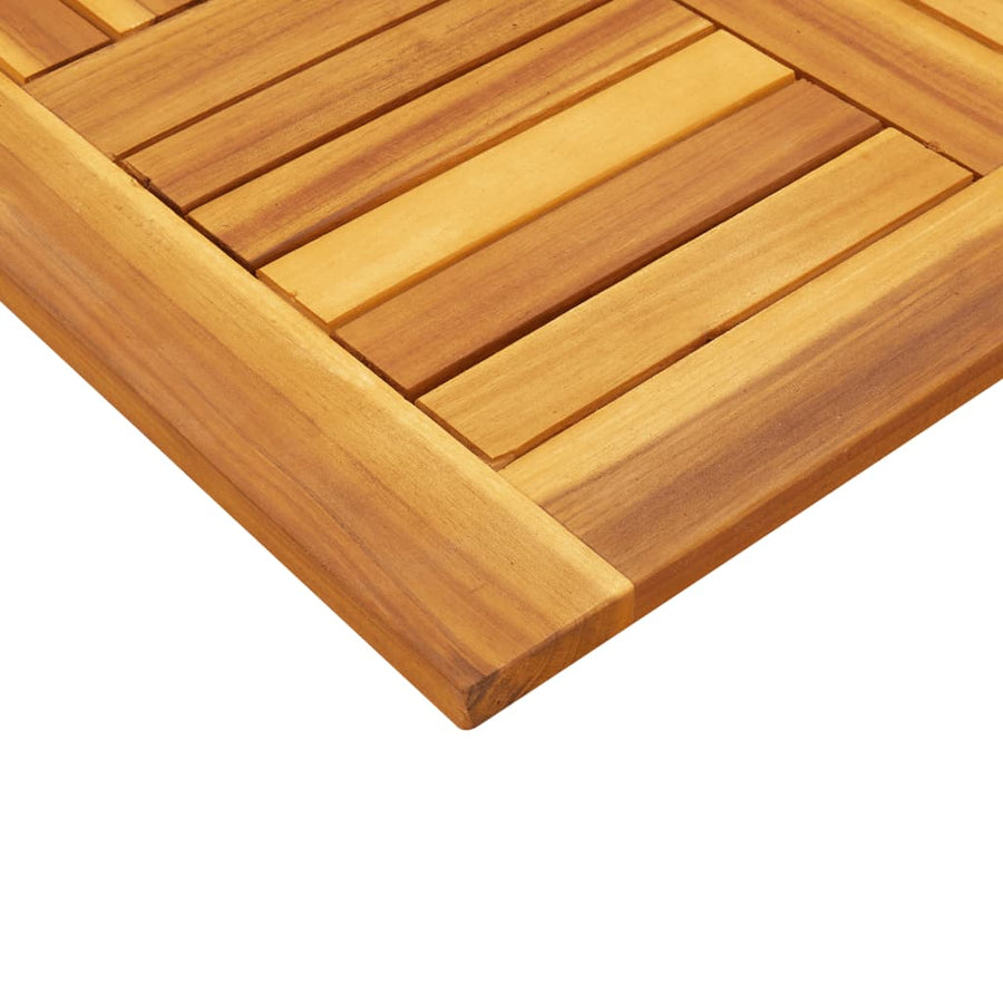 Tafelblad vierkant 60x60x2 cm massief acaciahout