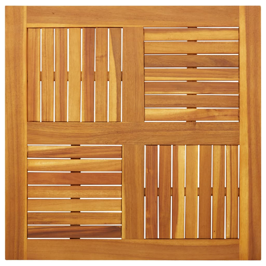 Tafelblad vierkant 80x80x2,2 cm massief acaciahout