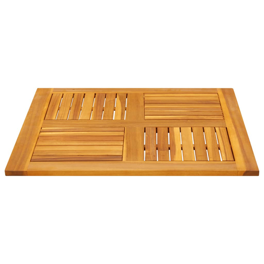 Tafelblad vierkant 80x80x2,2 cm massief acaciahout