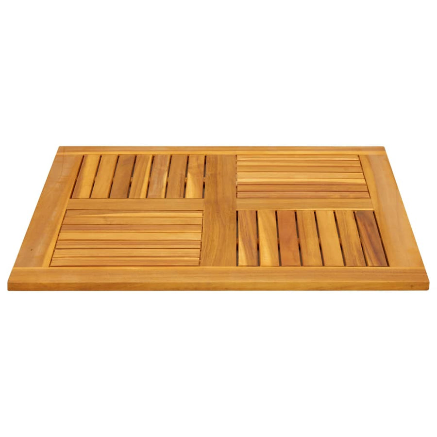 Tafelblad vierkant 80x80x2,2 cm massief acaciahout