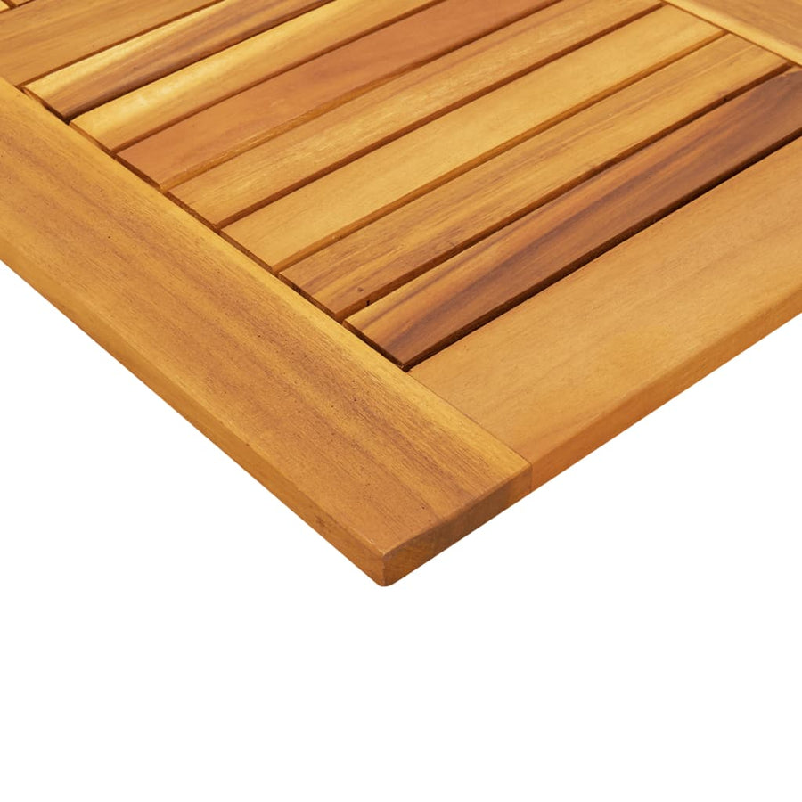 Tafelblad vierkant 80x80x2,2 cm massief acaciahout