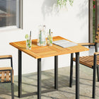 Tabletop square 80x80x2.2 cm solid acacia wood