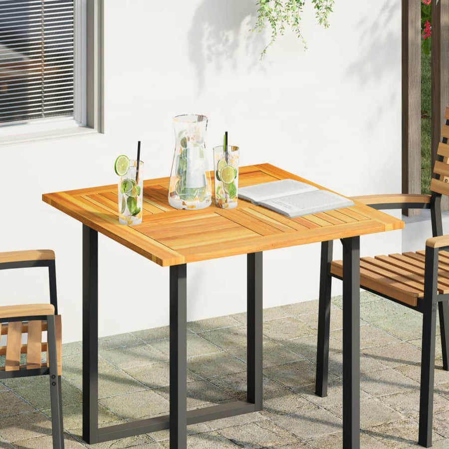 Tafelblad vierkant 80x80x2,2 cm massief acaciahout
