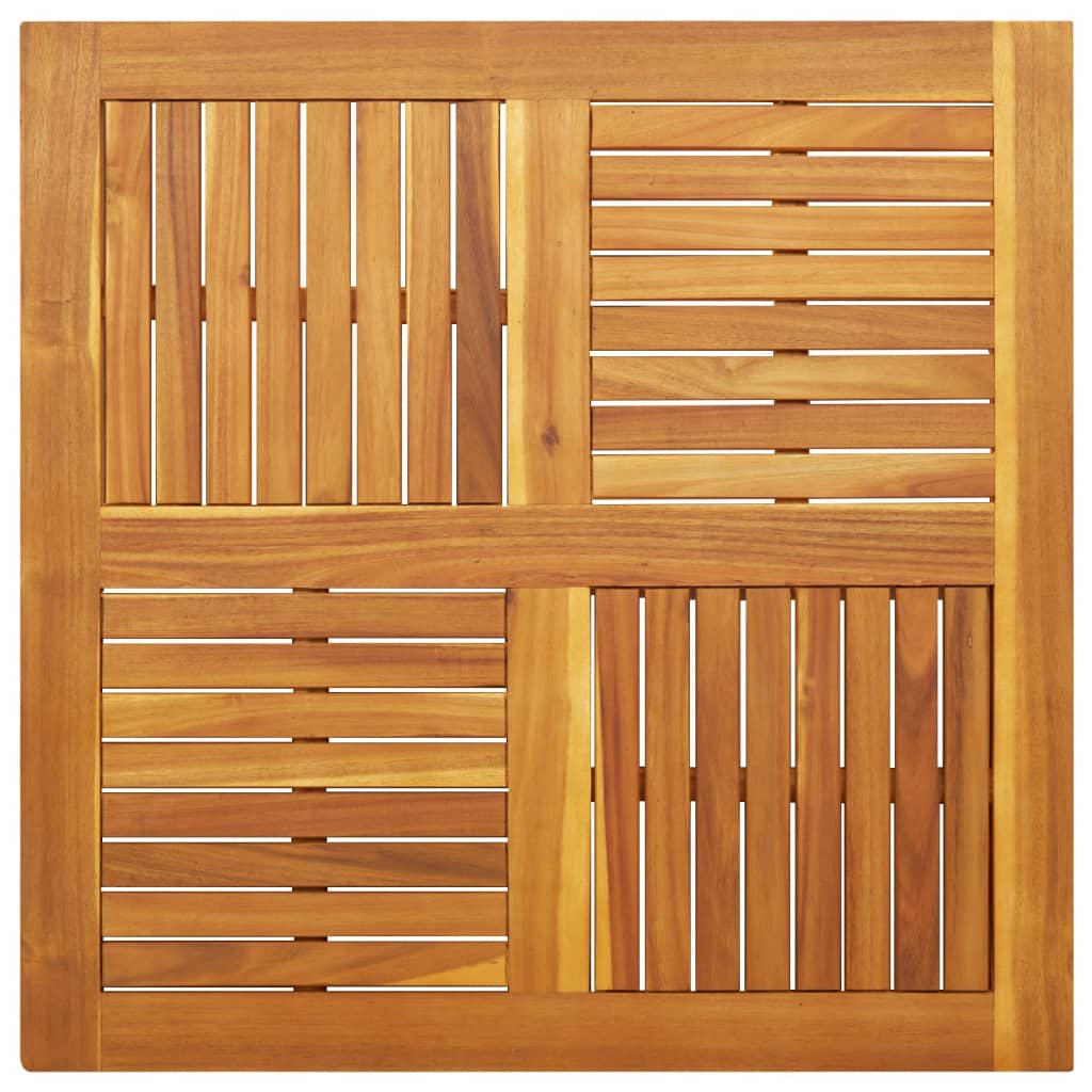 Tafelblad vierkant 90x90x2,2 cm massief acaciahout