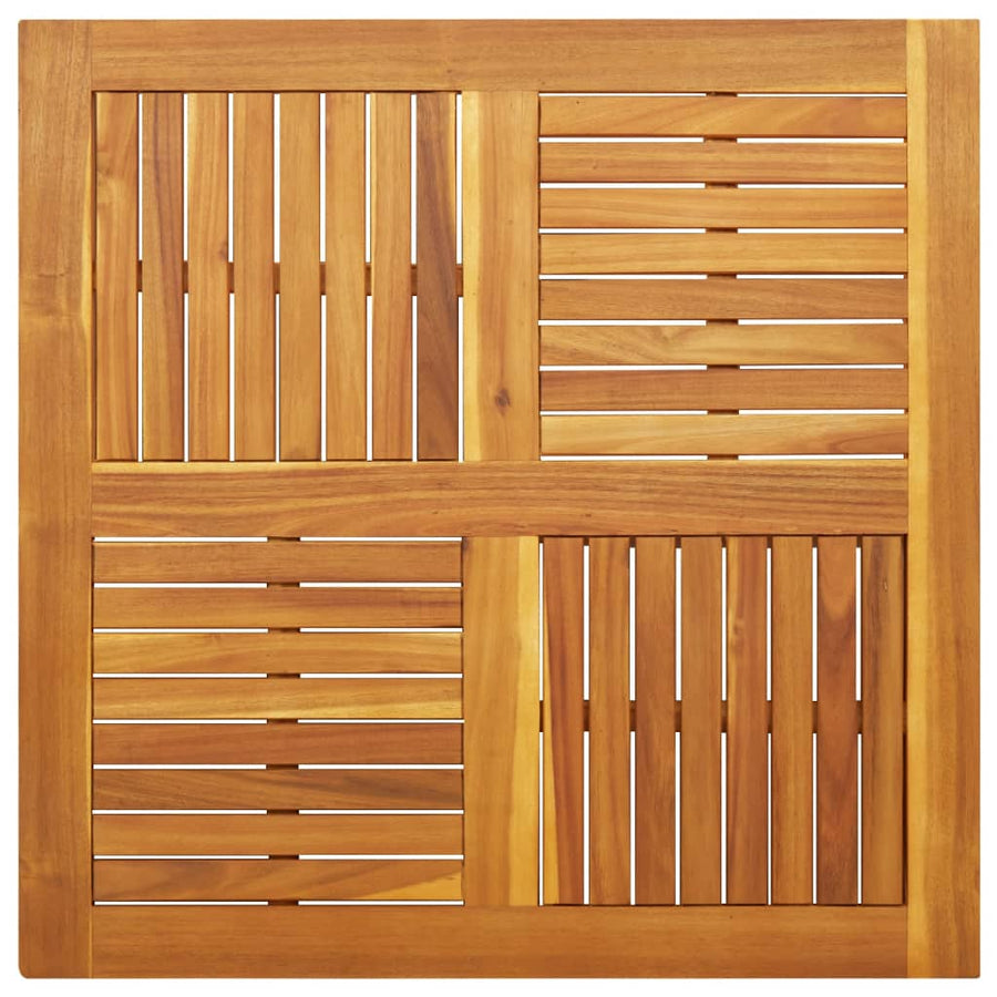 Tafelblad vierkant 90x90x2,2 cm massief acaciahout