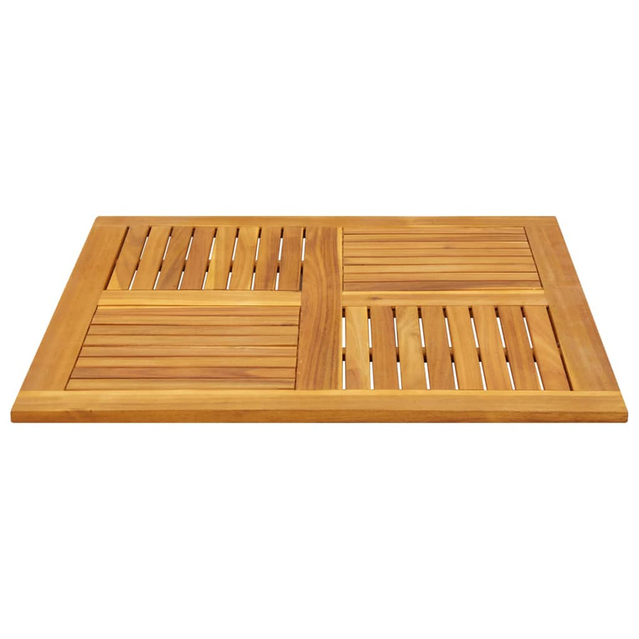 Tafelblad vierkant 90x90x2,2 cm massief acaciahout