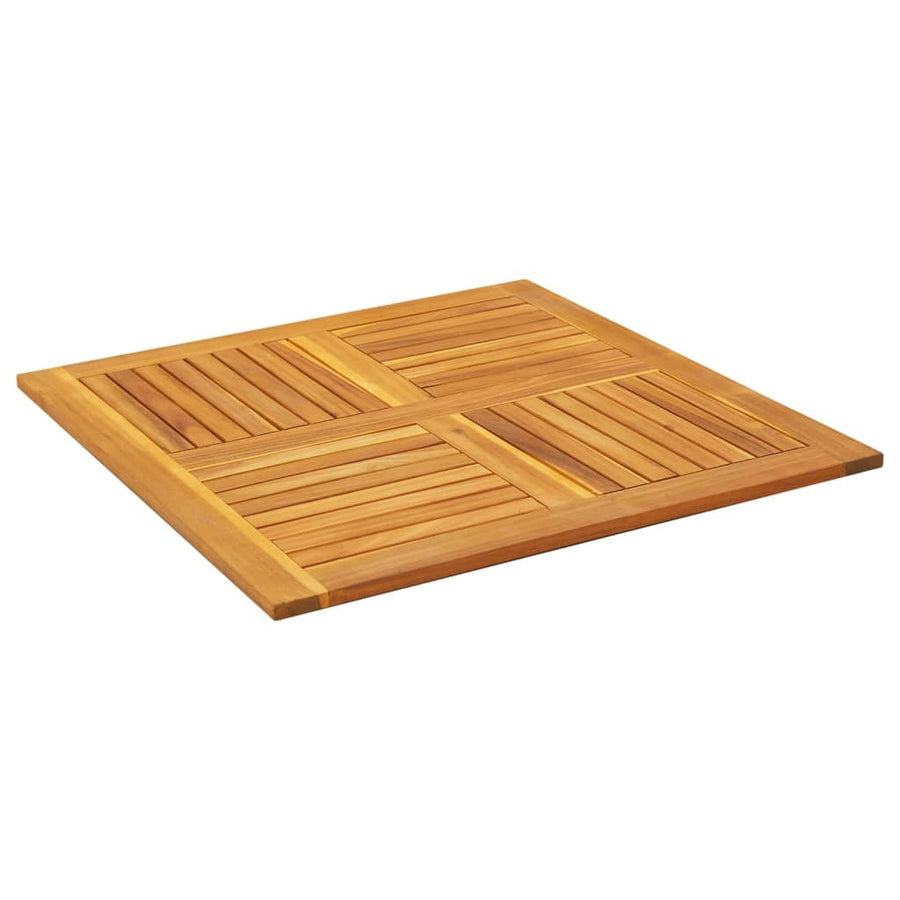 Tafelblad vierkant 90x90x2,2 cm massief acaciahout