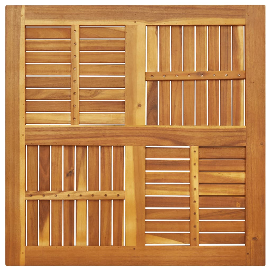Tafelblad vierkant 90x90x2,2 cm massief acaciahout