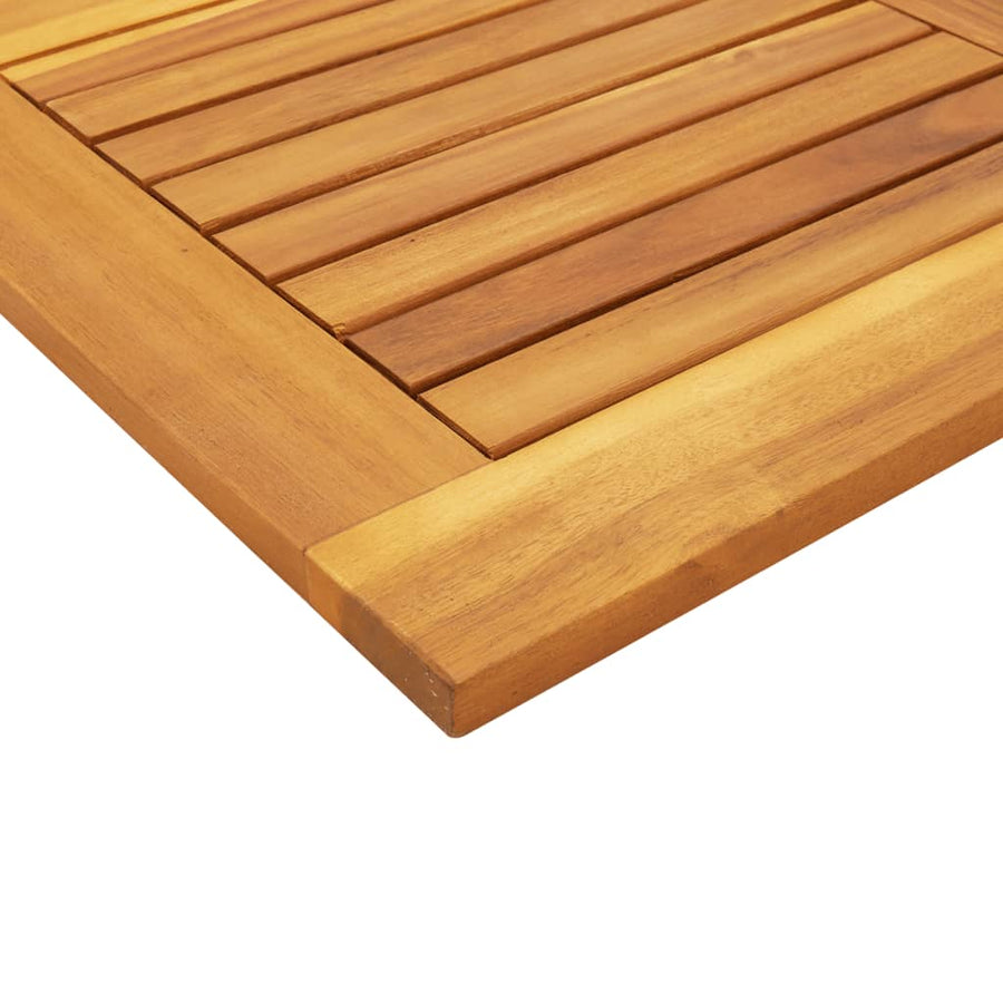 Tafelblad vierkant 90x90x2,2 cm massief acaciahout