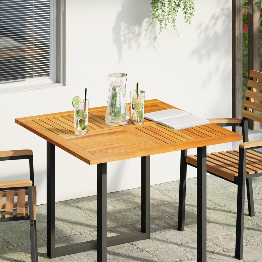 Tafelblad vierkant 90x90x2,2 cm massief acaciahout