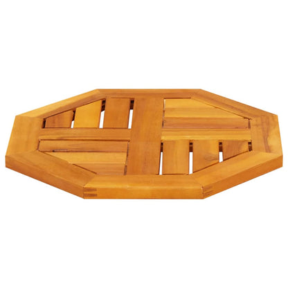 Tafelblad achthoekig 40x40x2 cm massief acaciahout