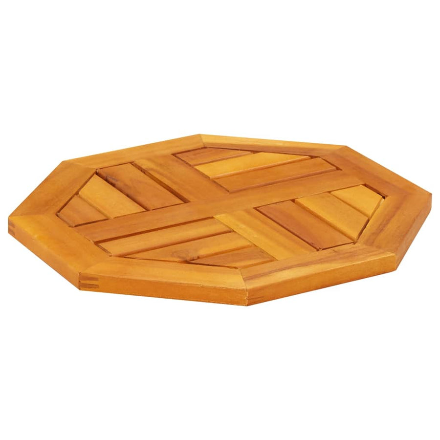 Tafelblad achthoekig 40x40x2 cm massief acaciahout