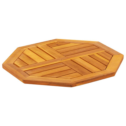 Tafelblad achthoekig 50x50x2 cm massief acaciahout