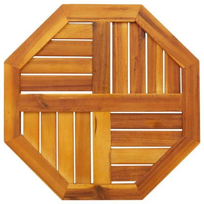 Tafelblad achthoekig 50x50x2 cm massief acaciahout