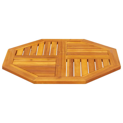 Tafelblad achthoekig 70x70x2 cm massief acaciahout