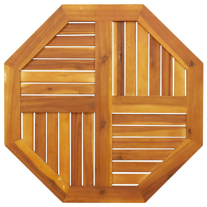 Tafelblad achthoekig 70x70x2 cm massief acaciahout