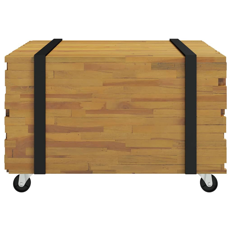 Salontafel Bruin 60 x 60 x 38 cm Massief Teakhout