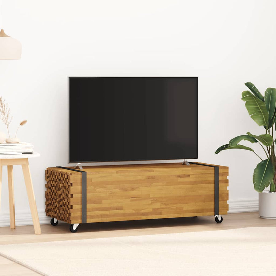 Salontafel 110x45x35 cm massief teakhout