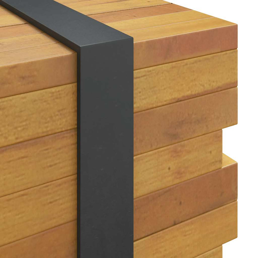 Salontafel 110x45x35 cm massief teakhout