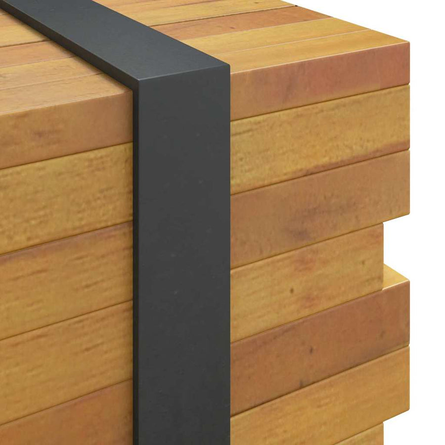 TV-standaard Bruin 110 x 30 x 30 cm Massief Teakhout