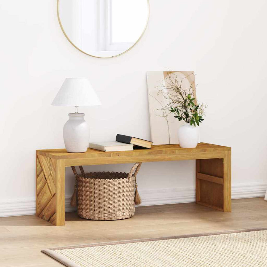 Salontafel 110x35x38 cm massief teakhout