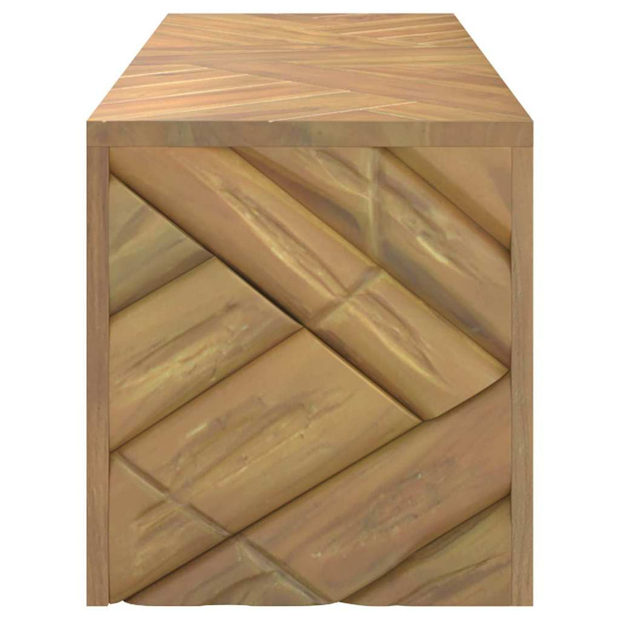 Salontafel 110x35x38 cm massief teakhout