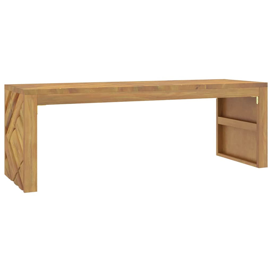 Salontafel 110x35x38 cm massief teakhout