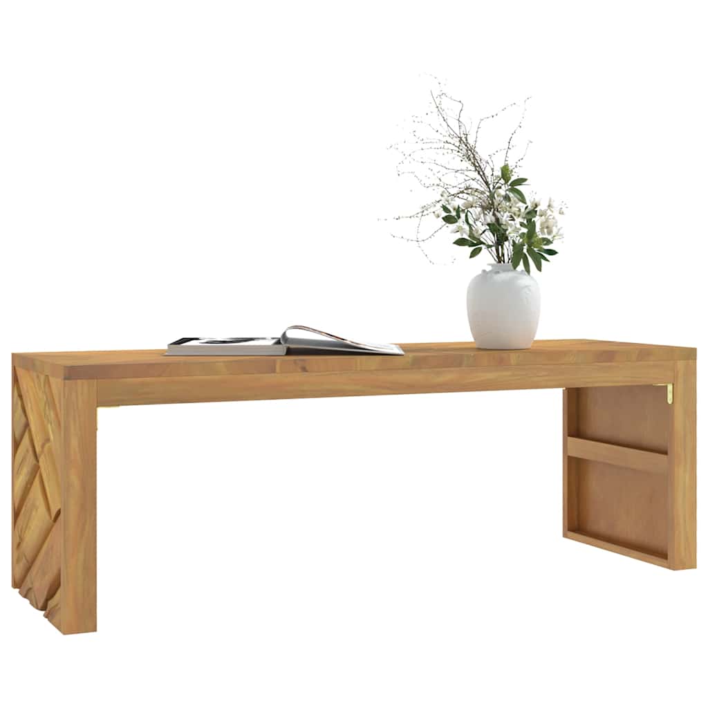 Salontafel 110x35x38 cm massief teakhout