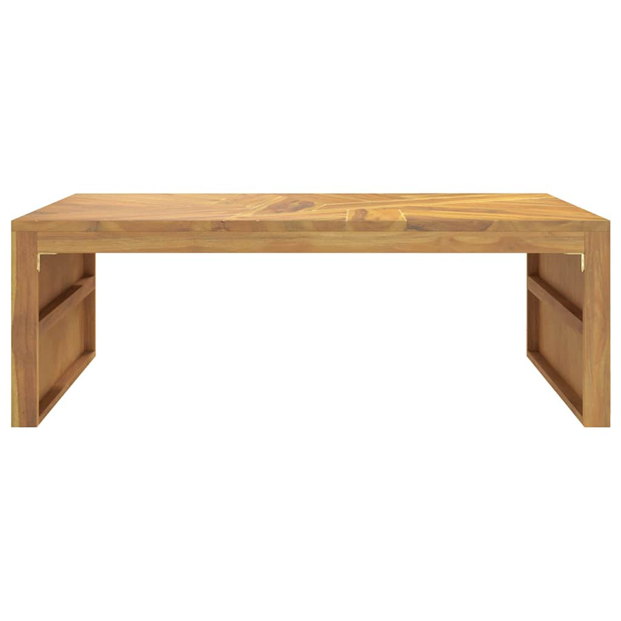 Wandtafel 110x60x38 cm massief teakhout