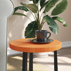 Tabletop round Ø30x2.5 cm solid pine wax brown