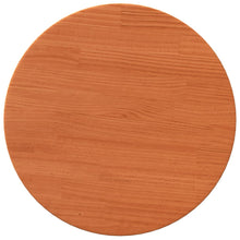 Tafelblad rond Ø40x2,5 cm massief grenenhout wasbruin