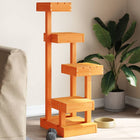 Kattenmeubel 103 cm massief grenenhout wasbruin