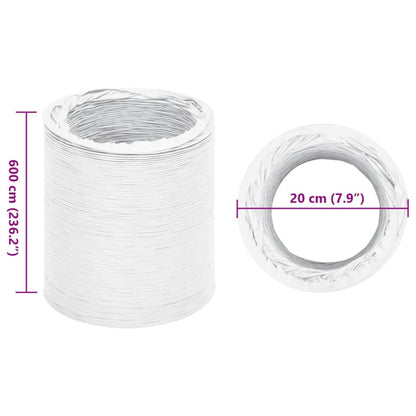 Afzuigslang Ø20 cm 6 m PVC