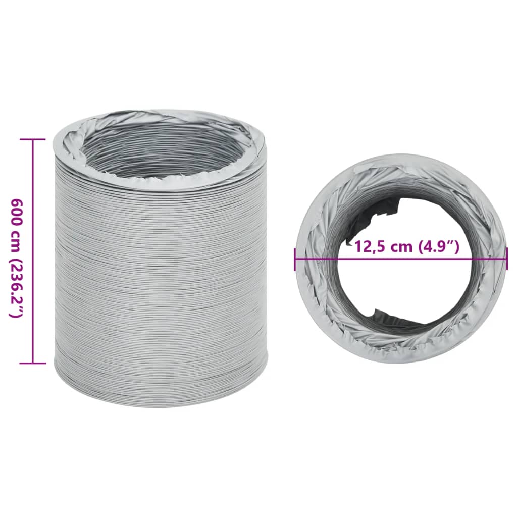 Afzuigslang Ø12,5 cm 6 m PVC