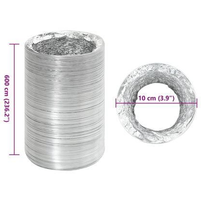 Ventilatieslang Ø10 Cm 6 M Aluminium