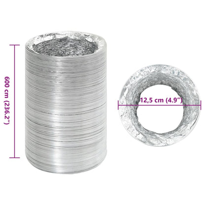 Ventilatieslang Ø12,5 cm 6 m aluminium