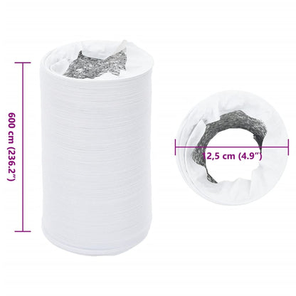 Ventilatieslang Ø12,5 Cm 6 M Aluminium En Pvc 12.5 cm